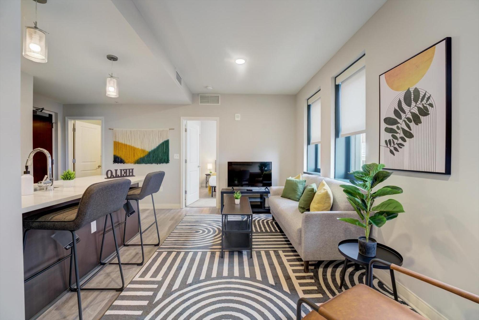 Frontdesk Athlon Apts Downtown Cleveland 아파트 객실 사진